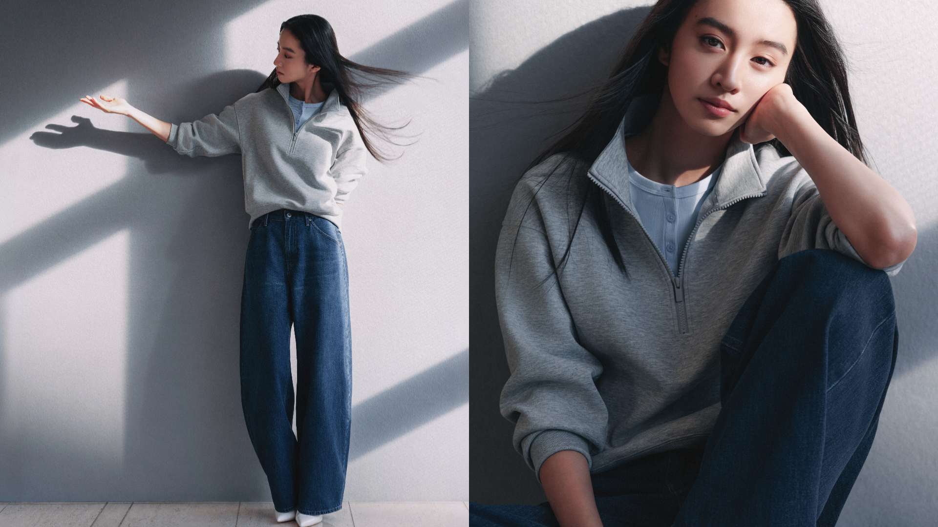 木村光希也穿上UNIQLO:C Sweat